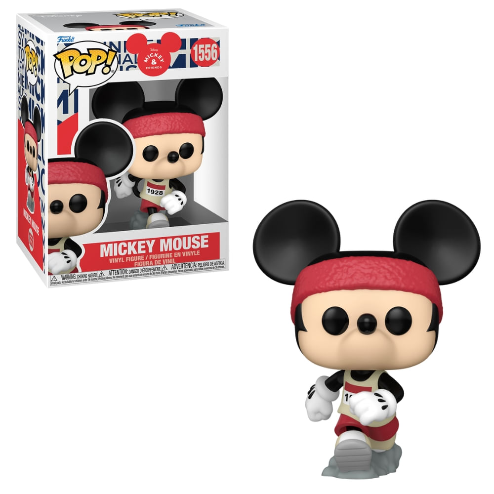 Boneco Funko Pop! Disney Vida Real - Mickey com Roupa de Corrida