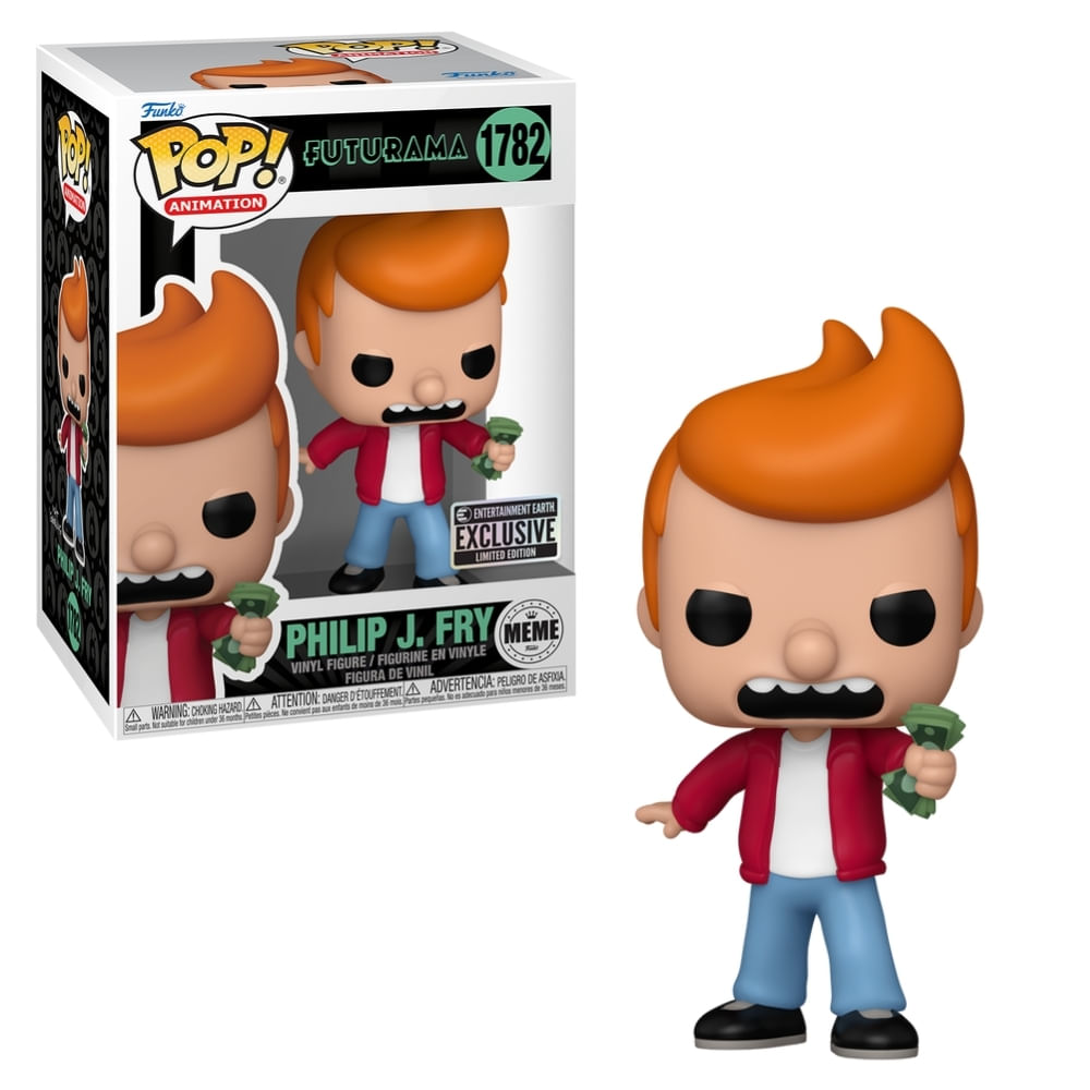 Boneco Funko Pop! Memes Futurama - Fry (Pegue meu Dinheiro)