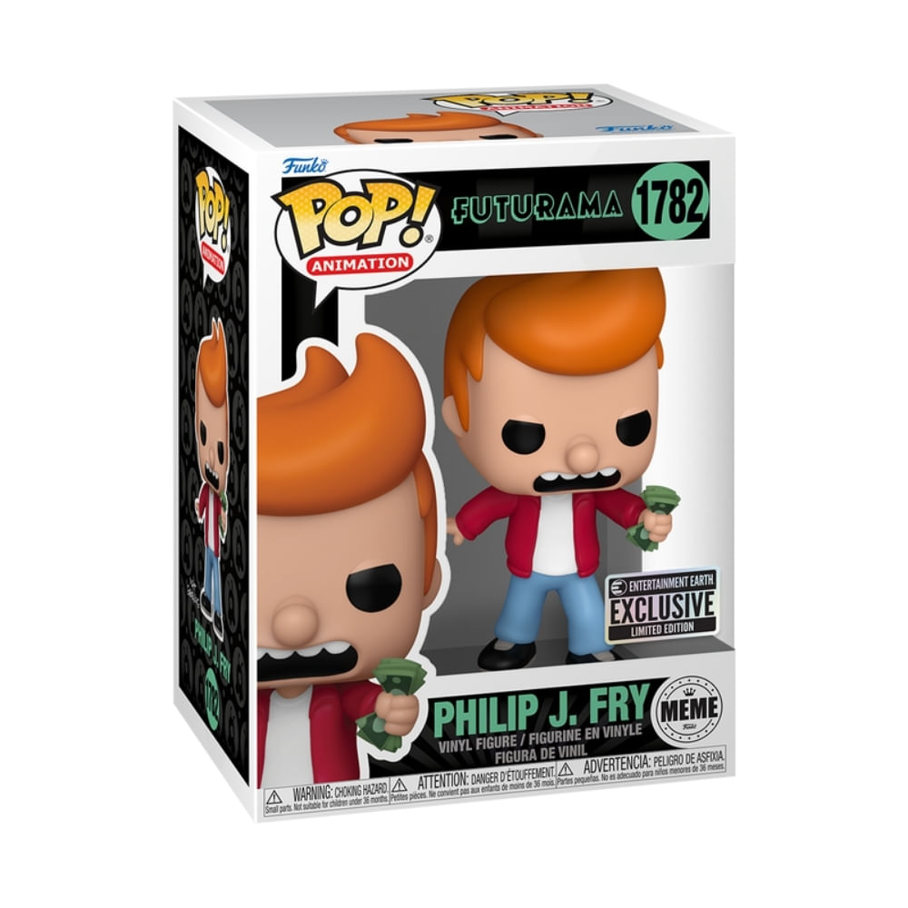 Boneco Funko Pop! Memes Futurama - Fry (Cale a boca e pegue meu dinheiro!) - Imagem 3