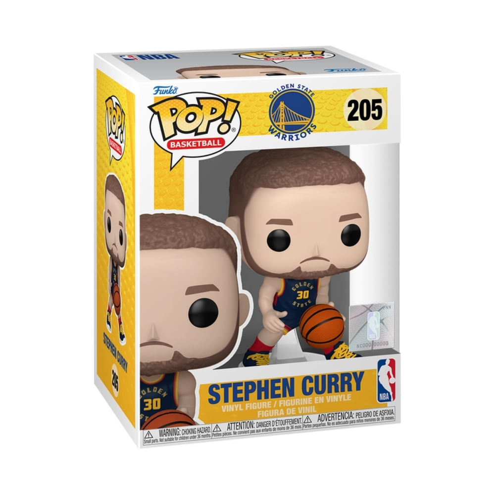 Boneco Funko Pop! NBA Warriors Uniforme 2024 - Stephen Curry - Imagem 2