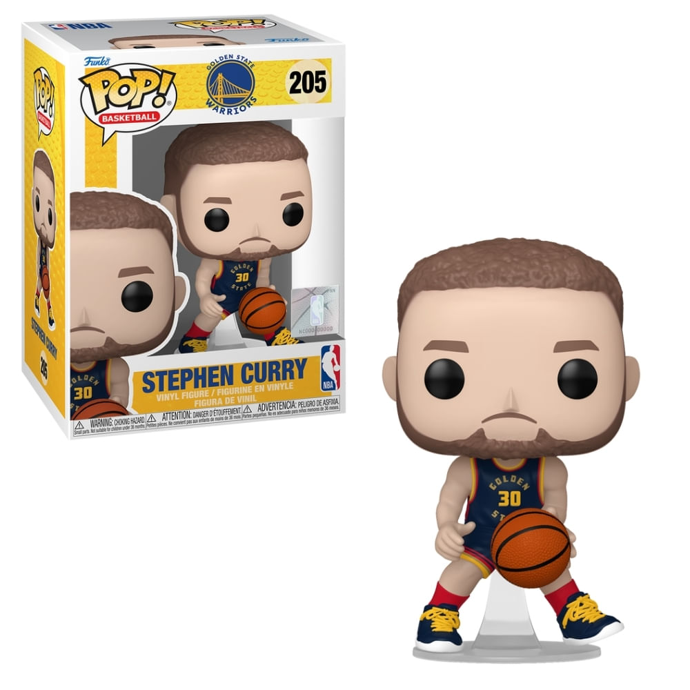Boneco Funko Pop! NBA Warriors - Stephen Curry