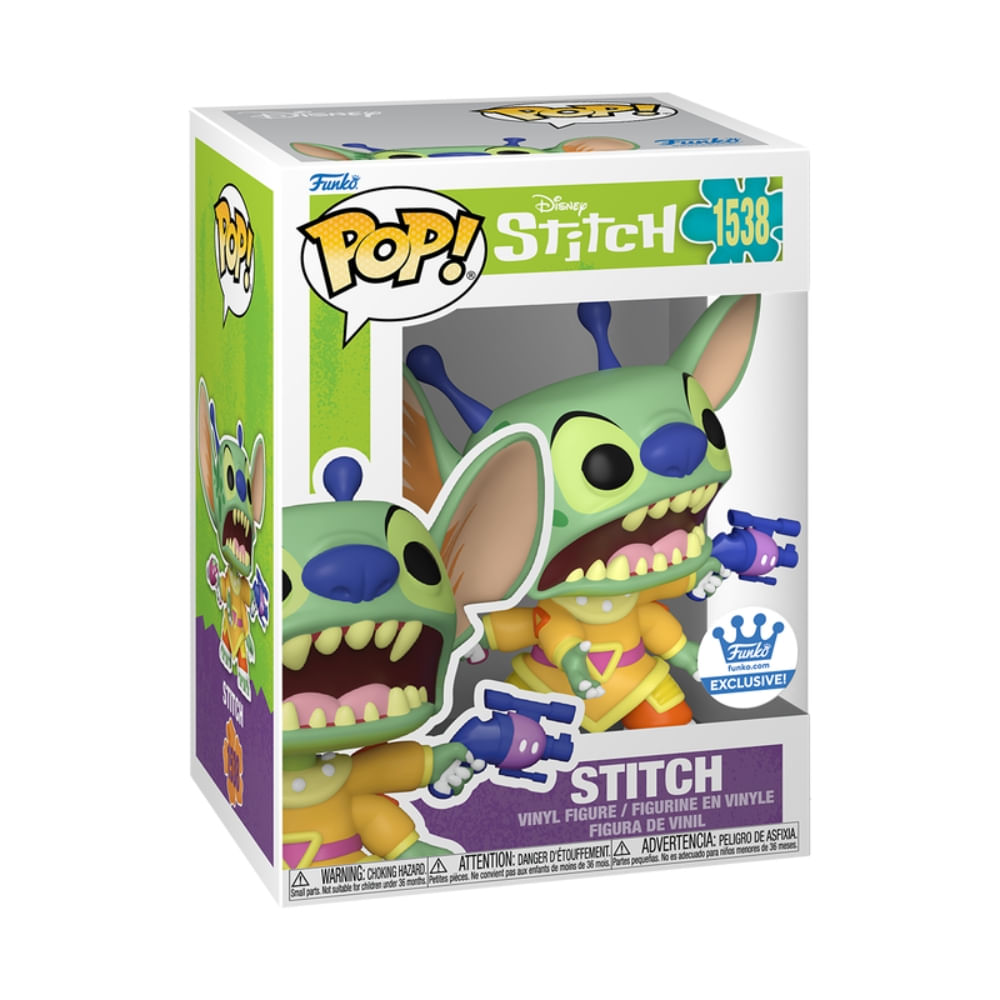 Boneco Funko Pop! Disney Lilo & Stitch - Stitch (Arte Conceitual) - Imagem 3