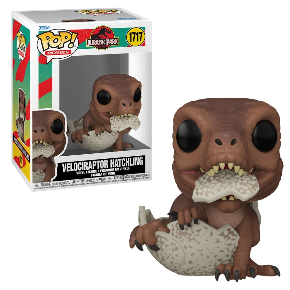 Boneco Funko Pop! Jurassic Park - Velocirraptor Filhote