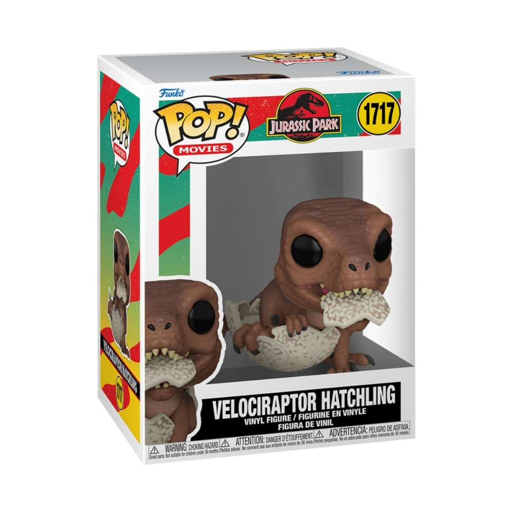 Boneco Funko Pop! Jurassic Park - Velocirraptor Filhote - Imagem 3