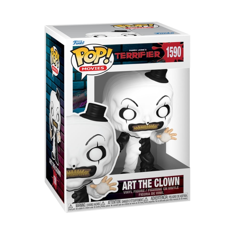 Boneco Funko Pop! Terrifier - O Palhaço Art - Imagem 2