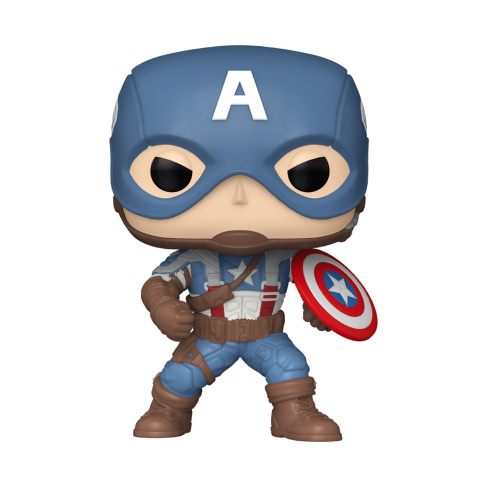 Boneco Funko Pop! Marvel Capitão América O Primeiro Vingador - Capitão América - Imagem 3
