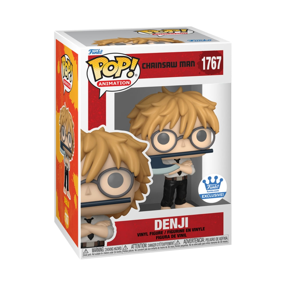 Boneco Funko Pop! Chainsaw Man - Denji com Machado - Imagem 2