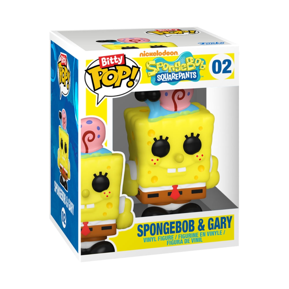 Bitty Pop! Town Bob Esponja e Gary na Casa de Abacaxi - Imagem 4