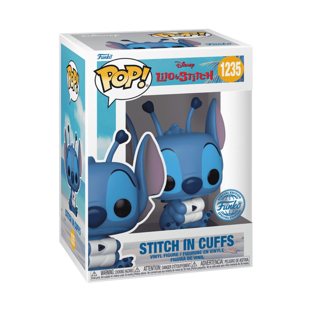 Boneco Funko Pop! Disney Lilo & Stitch - Stitch nas Algemas - Imagem 3