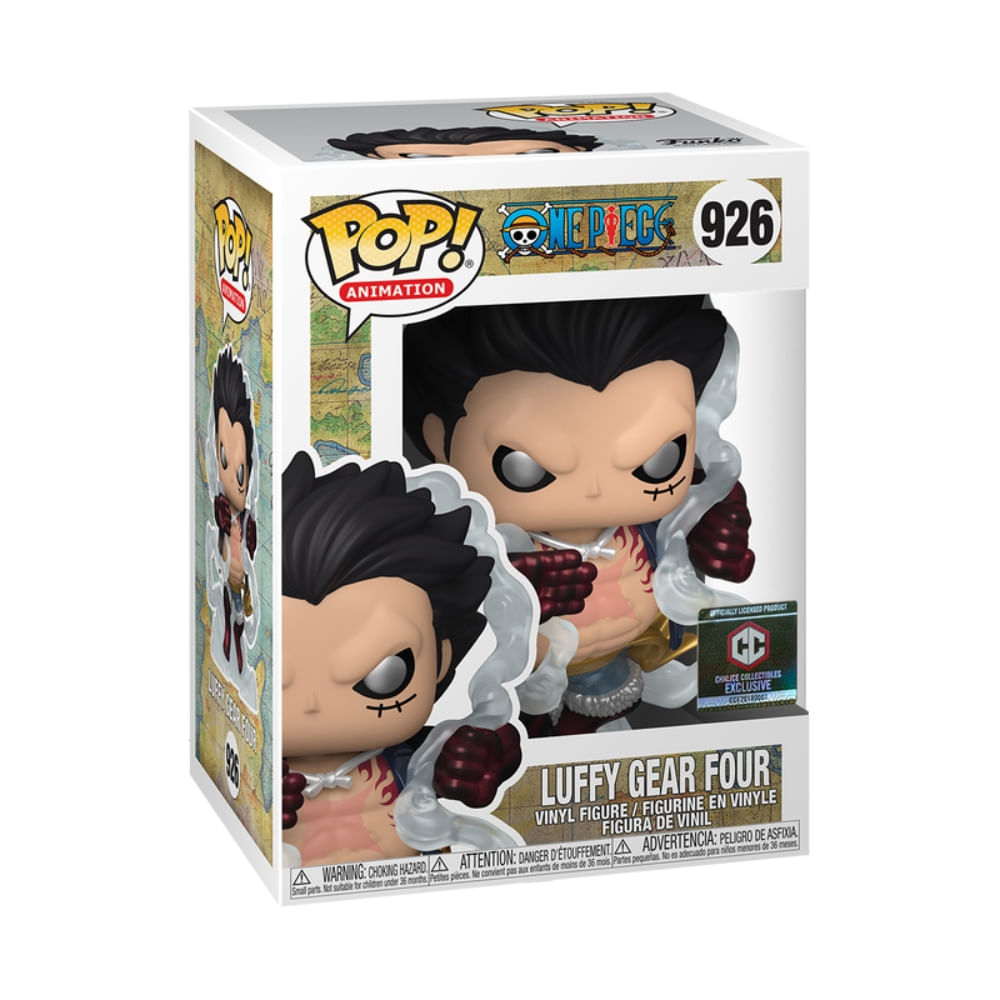 Boneco Funko Pop! One Piece - Luffy Gear Four (Metálico) - Imagem 2