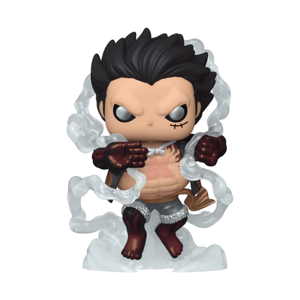 Boneco Funko Pop! One Piece - Luffy Gear Four (Metálico) - Imagem 3