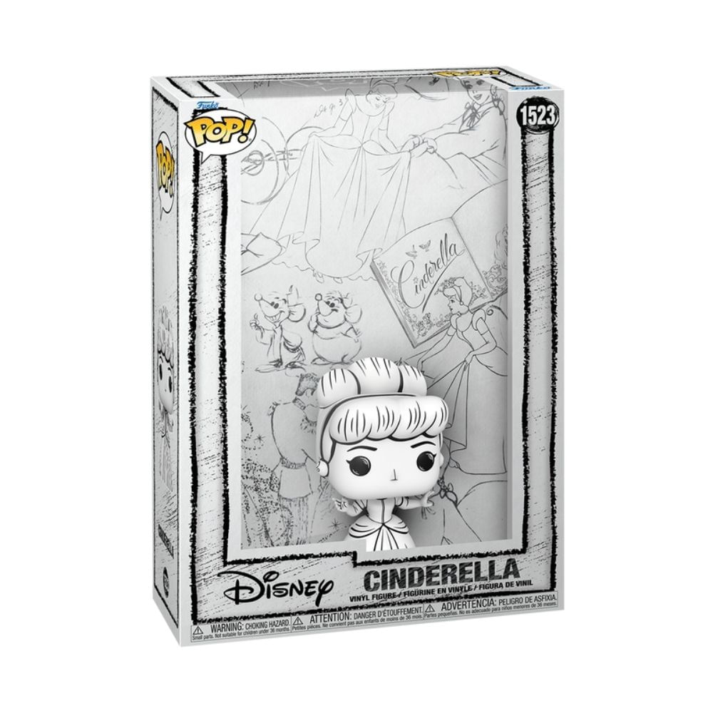 Boneco Funko Pop! Art Cover Disney Esboços - Cinderela - Imagem 3