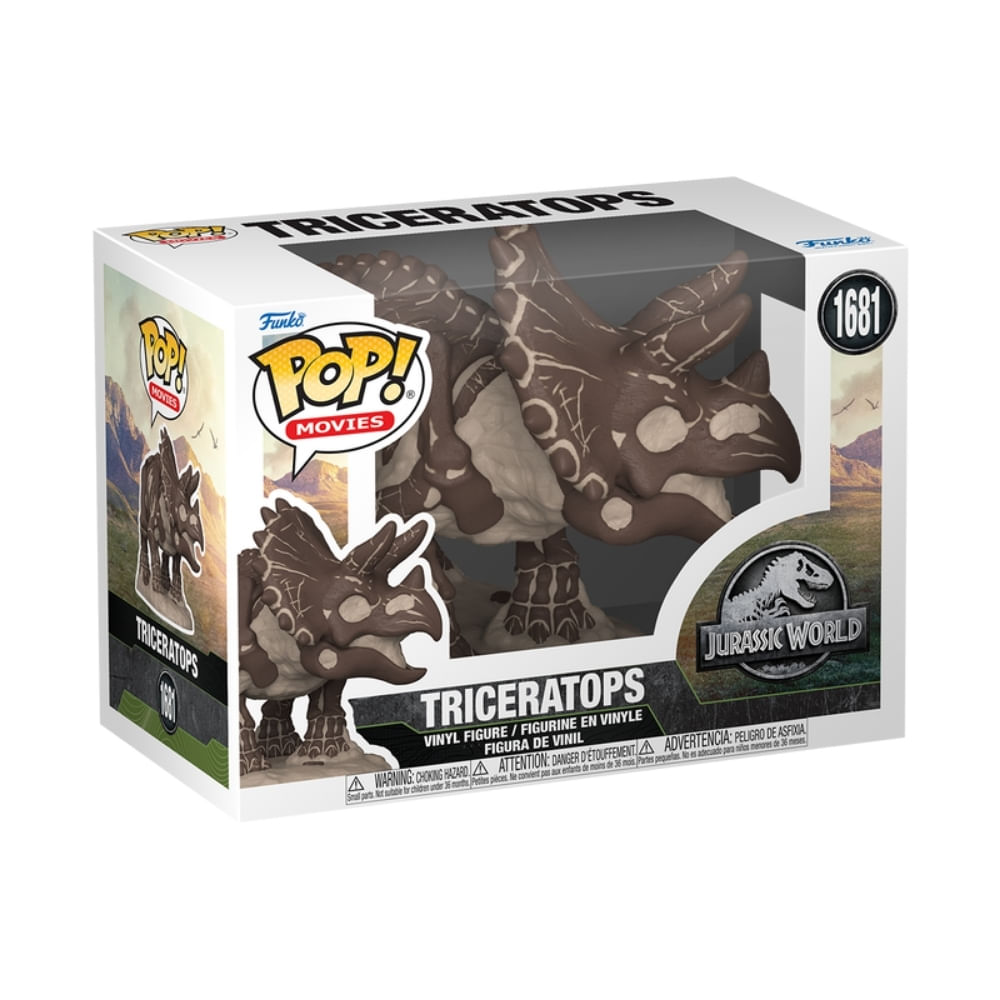 Boneco Funko Pop! Jurassic Park - Fóssil do Triceratops - Imagem 2