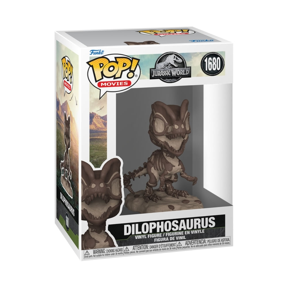 Boneco Funko Pop! Jurassic Park - Fóssil do Dilophosaurus - Imagem 2