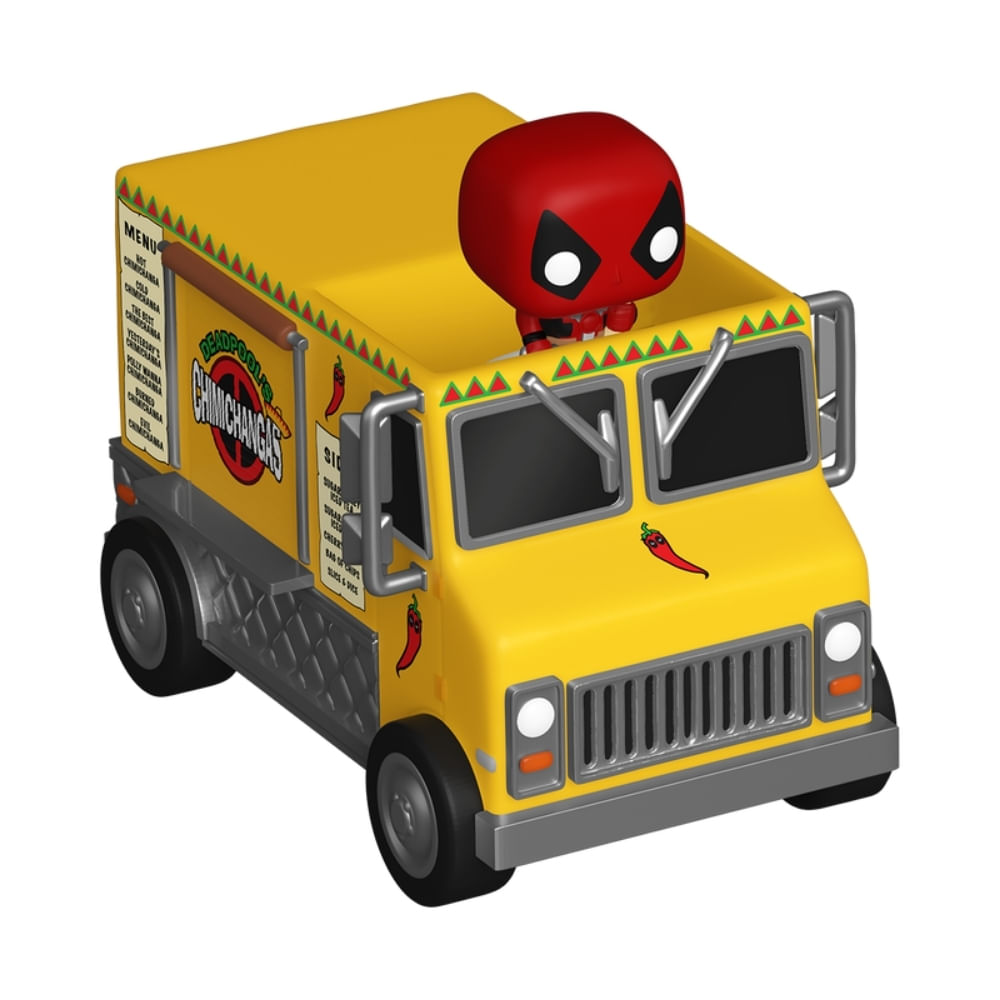 Bitty Pop! Town Marvel - Deadpool e Caminhão Chimichanga - Imagem 3