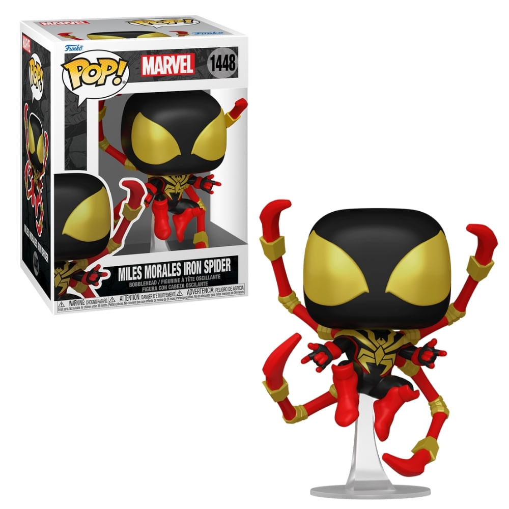 Boneco Funko Pop! Marvel HQ - Miles Homem-Aranha de Ferro