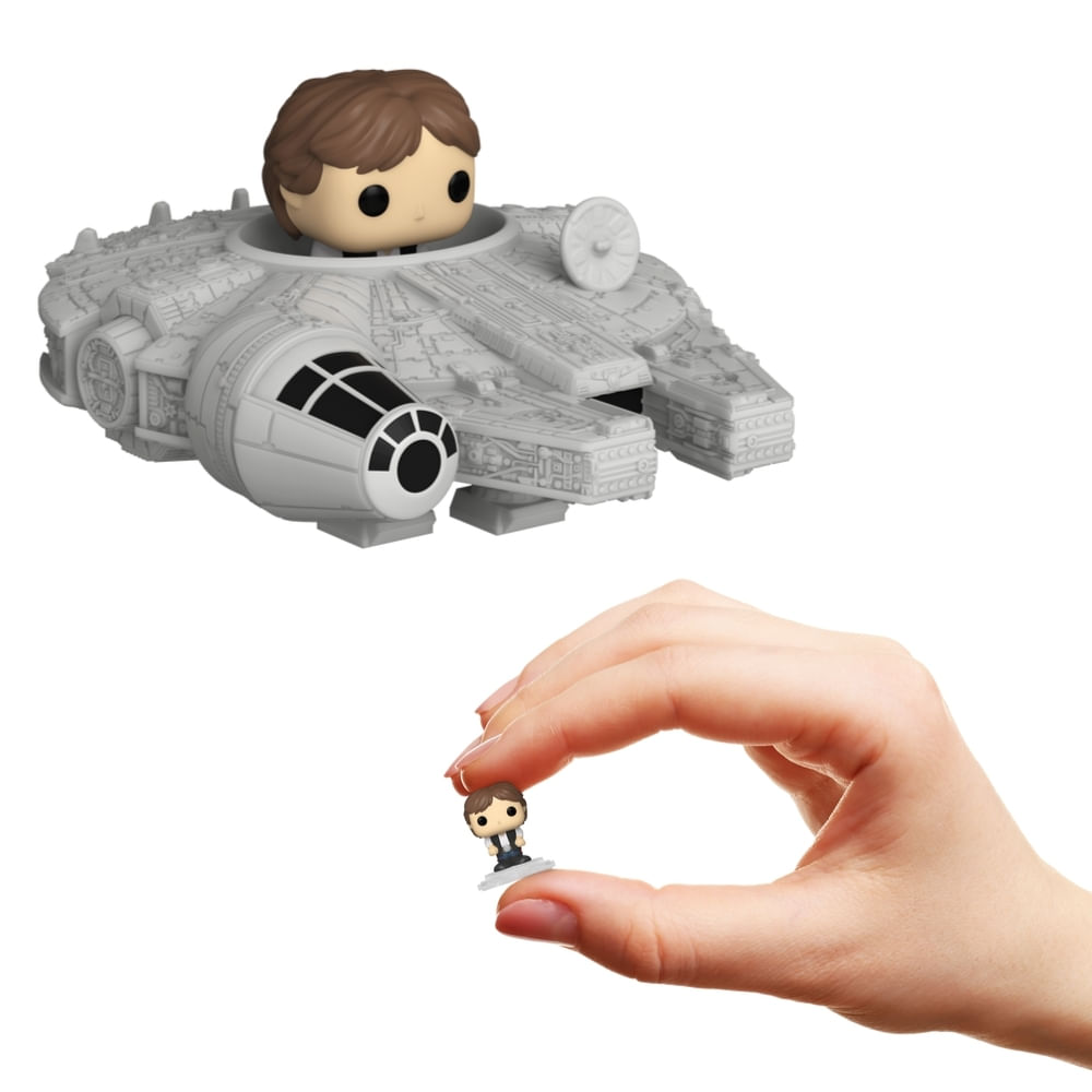 Bitty Pop! Ride Star Wars - Han Solo com a Millennium Falcon - Imagem 2