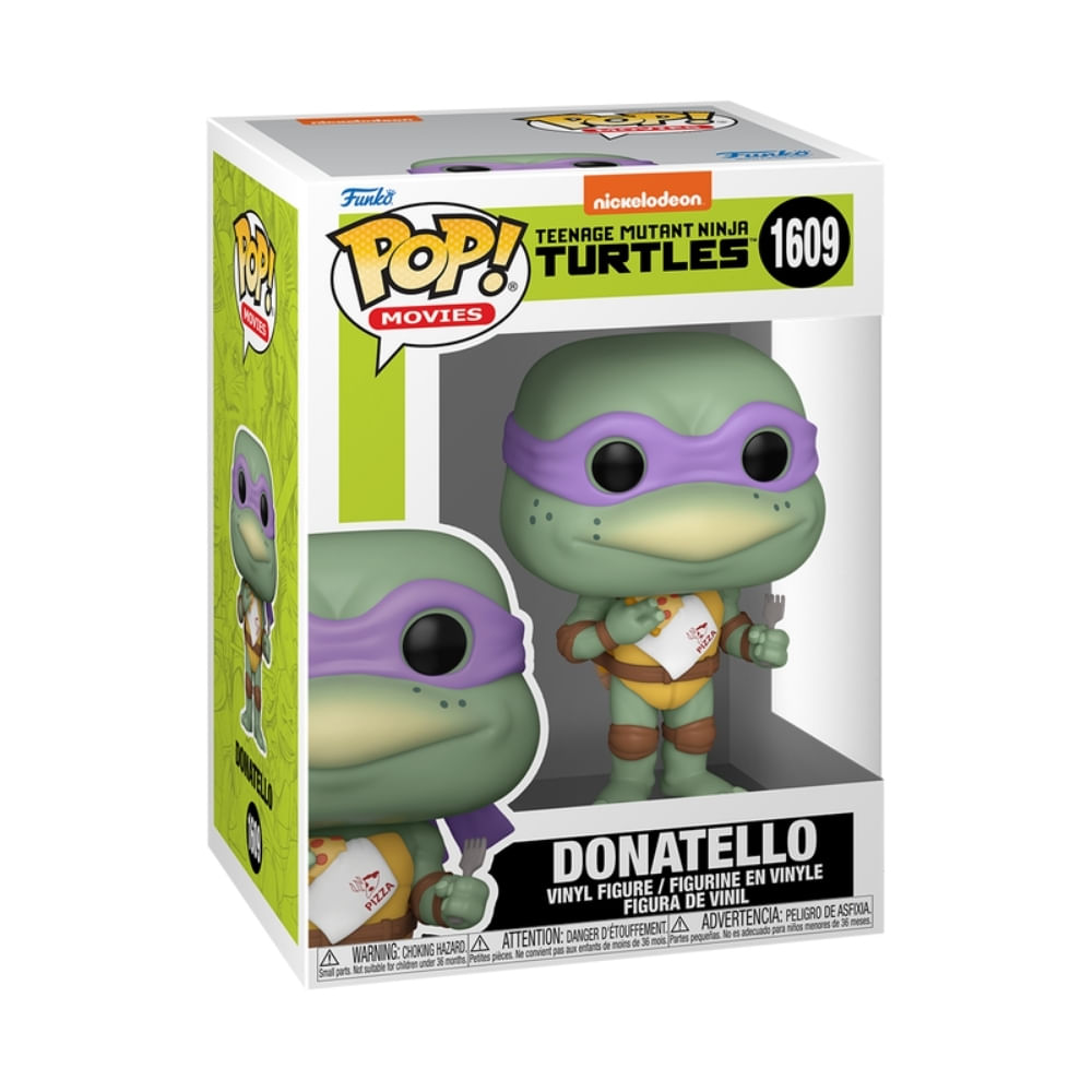 Boneco Funko Pop! As Tartarugas Ninja - Donatello com Pizza - Imagem 3