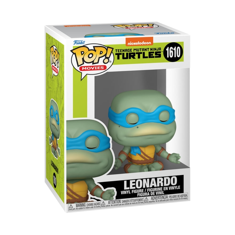 Boneco Funko Pop! As Tartarugas Ninja – Leonardo Meditando - Imagem 3