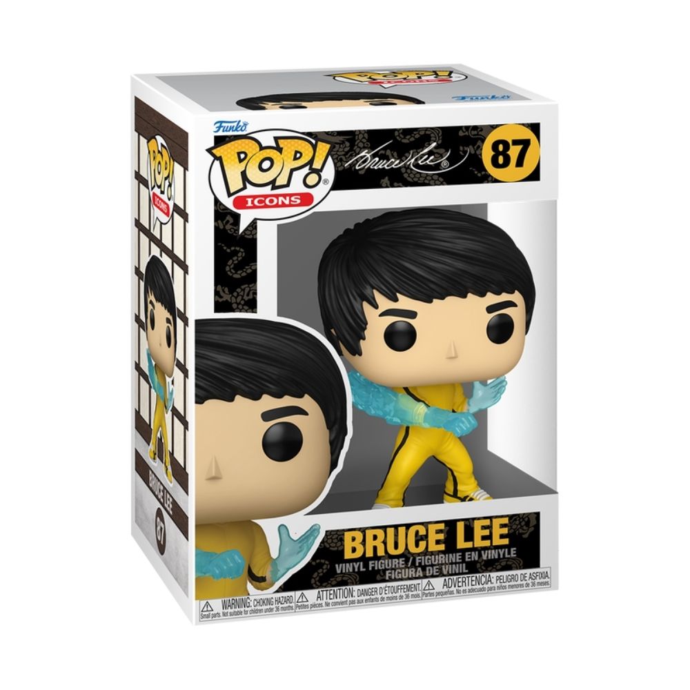 Boneco Funko Pop! Icons - Bruce Lee Be Water - Imagem 3