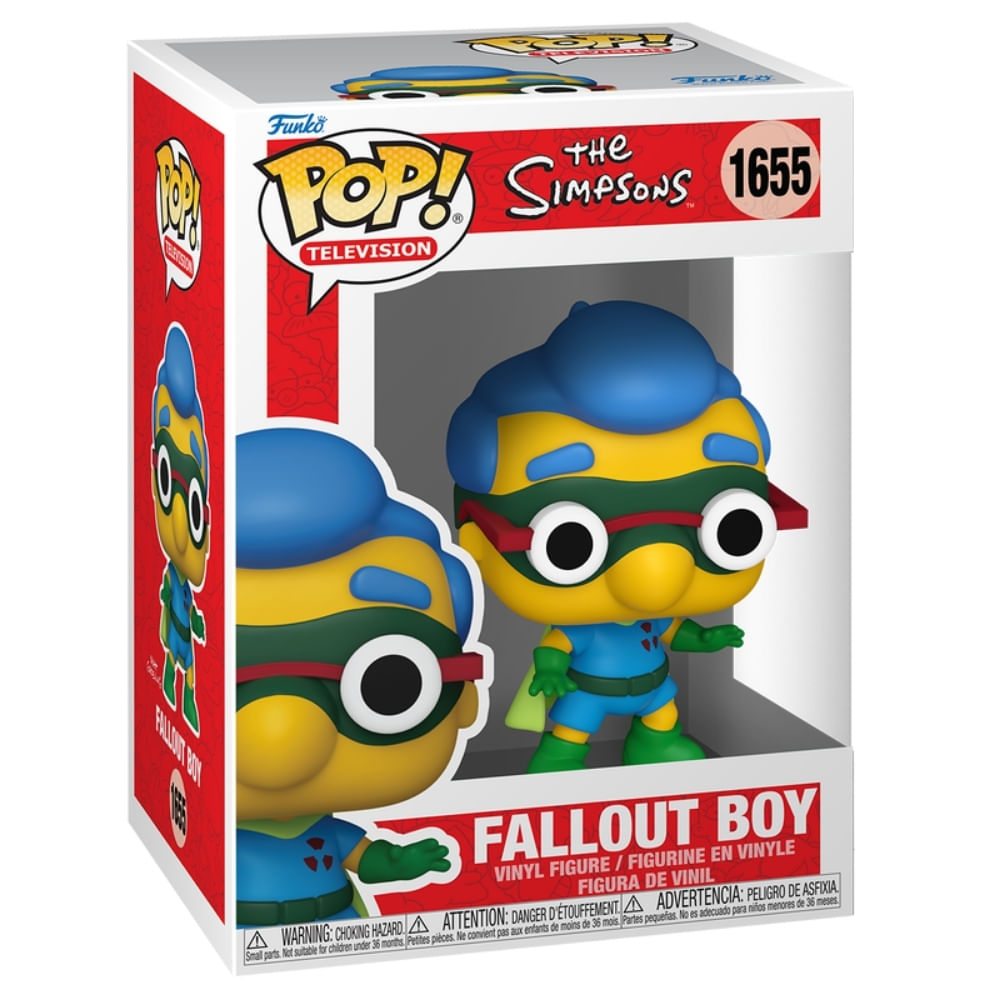 Boneco Funko Pop! Os Simpsons - Milhouse como Fallout Boy - Imagem 2
