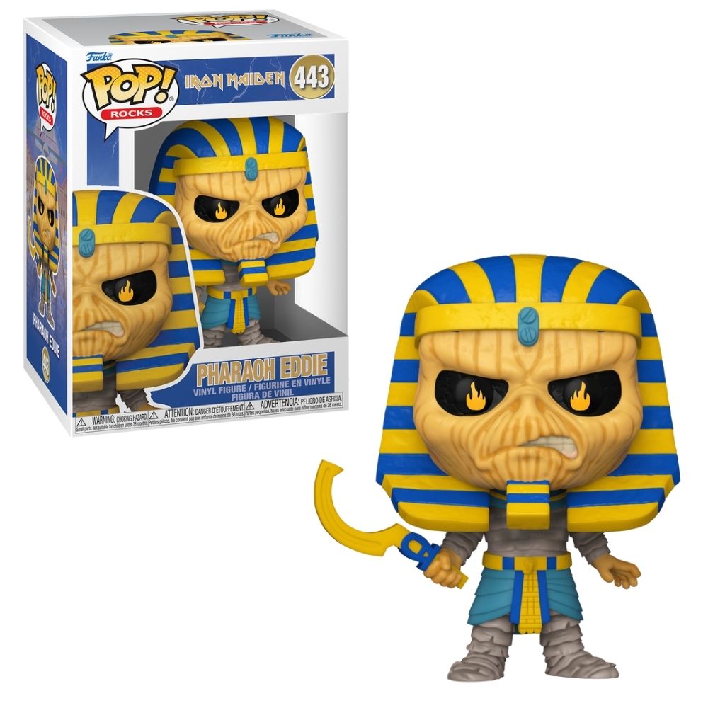 Boneco Funko Pop! Rocks Iron Maiden - Faraó Eddie