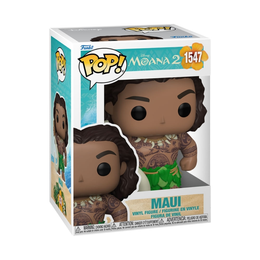 Boneco Funko Pop! Disney Moana 2 - Maui com Anzol - Imagem 3