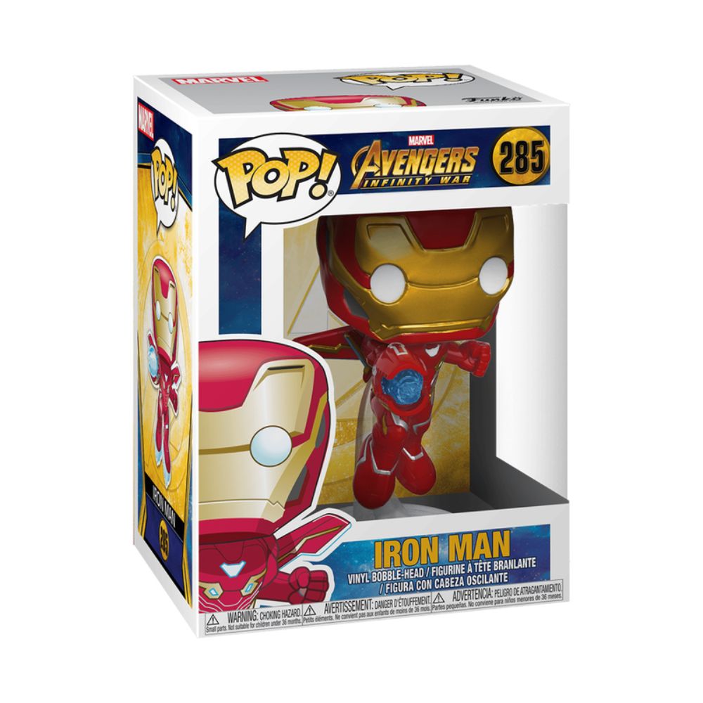 Boneco Funko Pop! Marvel Homem de Ferro com Nano Propulsor - Imagem 3