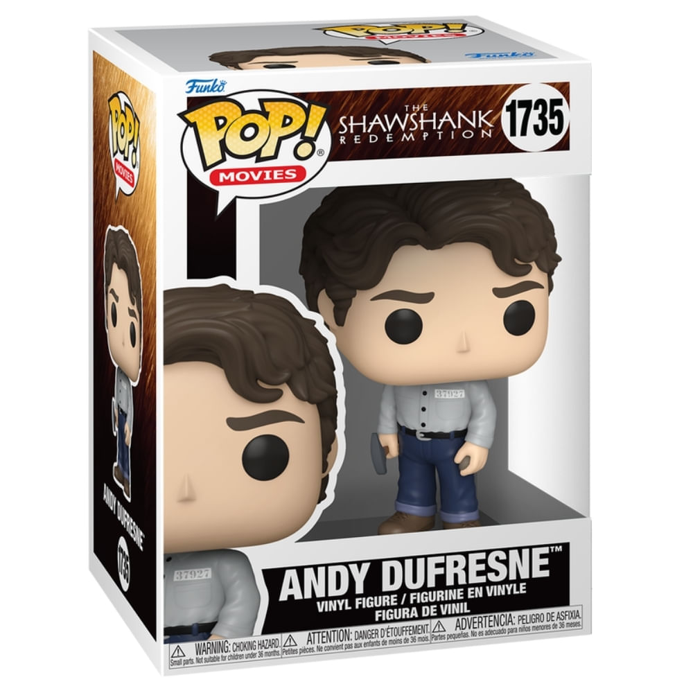 Boneco Funko Pop! Um Sonho de Liberdade - Andy Dufresne - Imagem 3