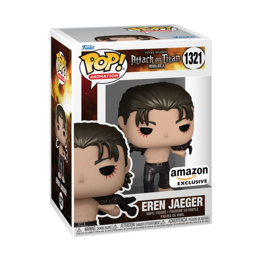 Boneco Funko Pop! Attack on Titan - Eren Jeager - Imagem 3