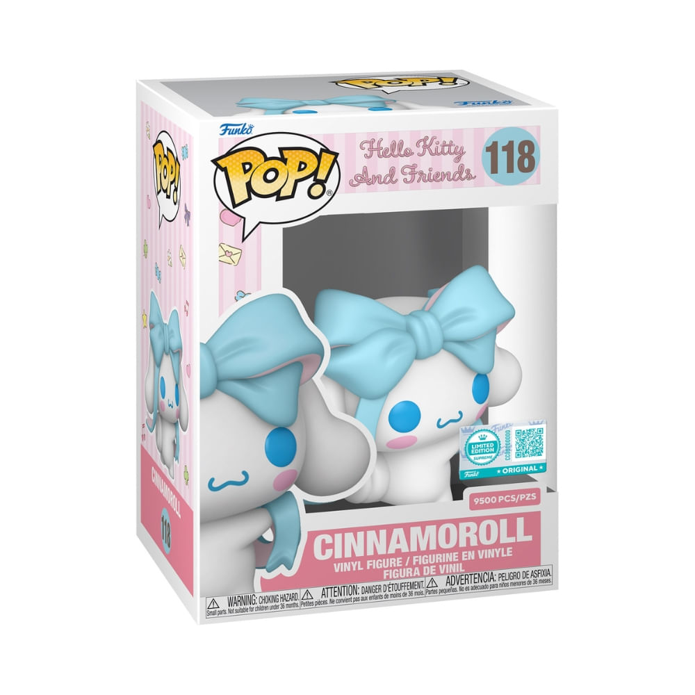 Boneco Funko Pop! Edição Limitada Sanrio - Cinnamoroll com Laço Azul - Imagem 2