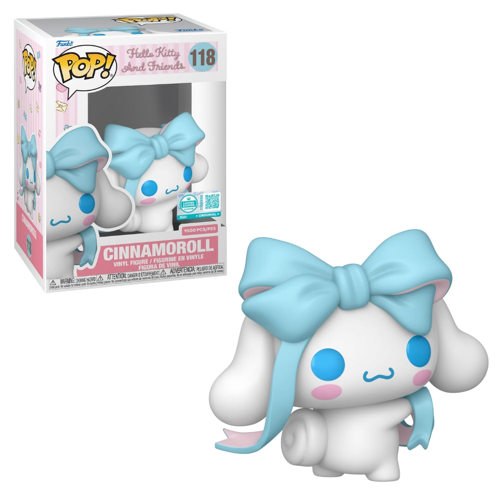 Boneco Funko Pop! Edição Limitada Sanrio - Cinnamoroll com Laço Azul