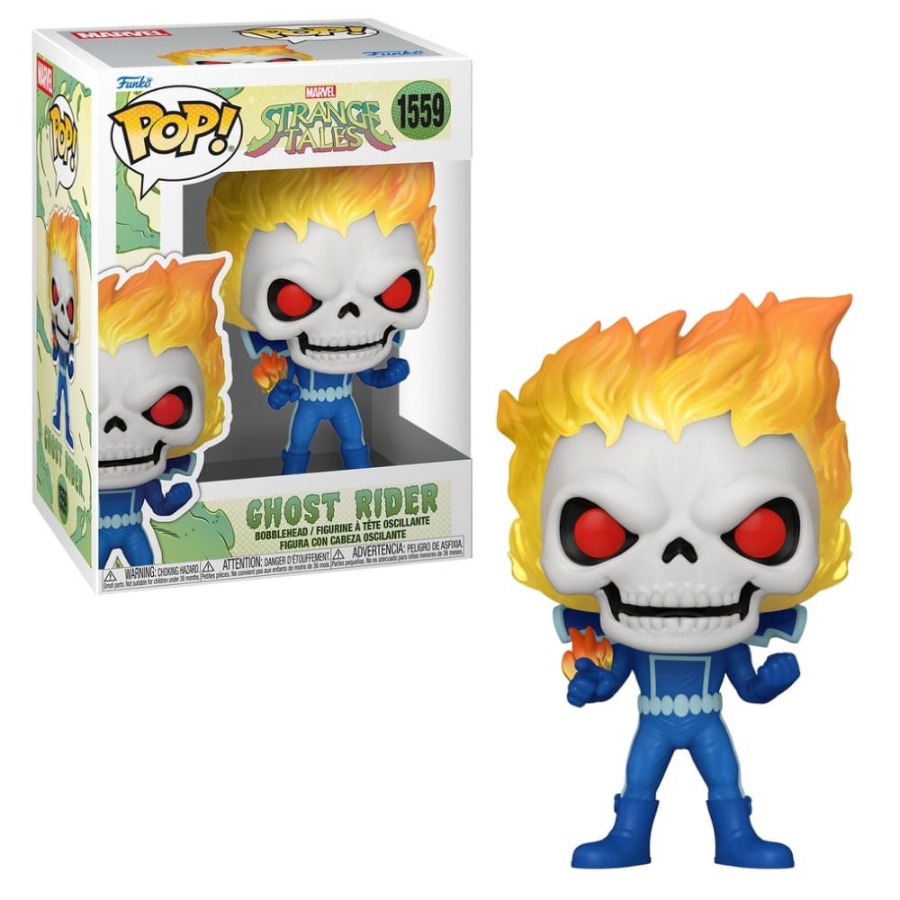 Boneco Funko Pop! Marvel Contos Estranhos - Motoqueiro Fantasma