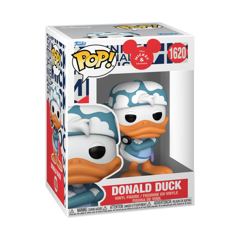 Boneco Funko Pop! Disney Vida Real K-Pop - Pato Donald - Imagem 3
