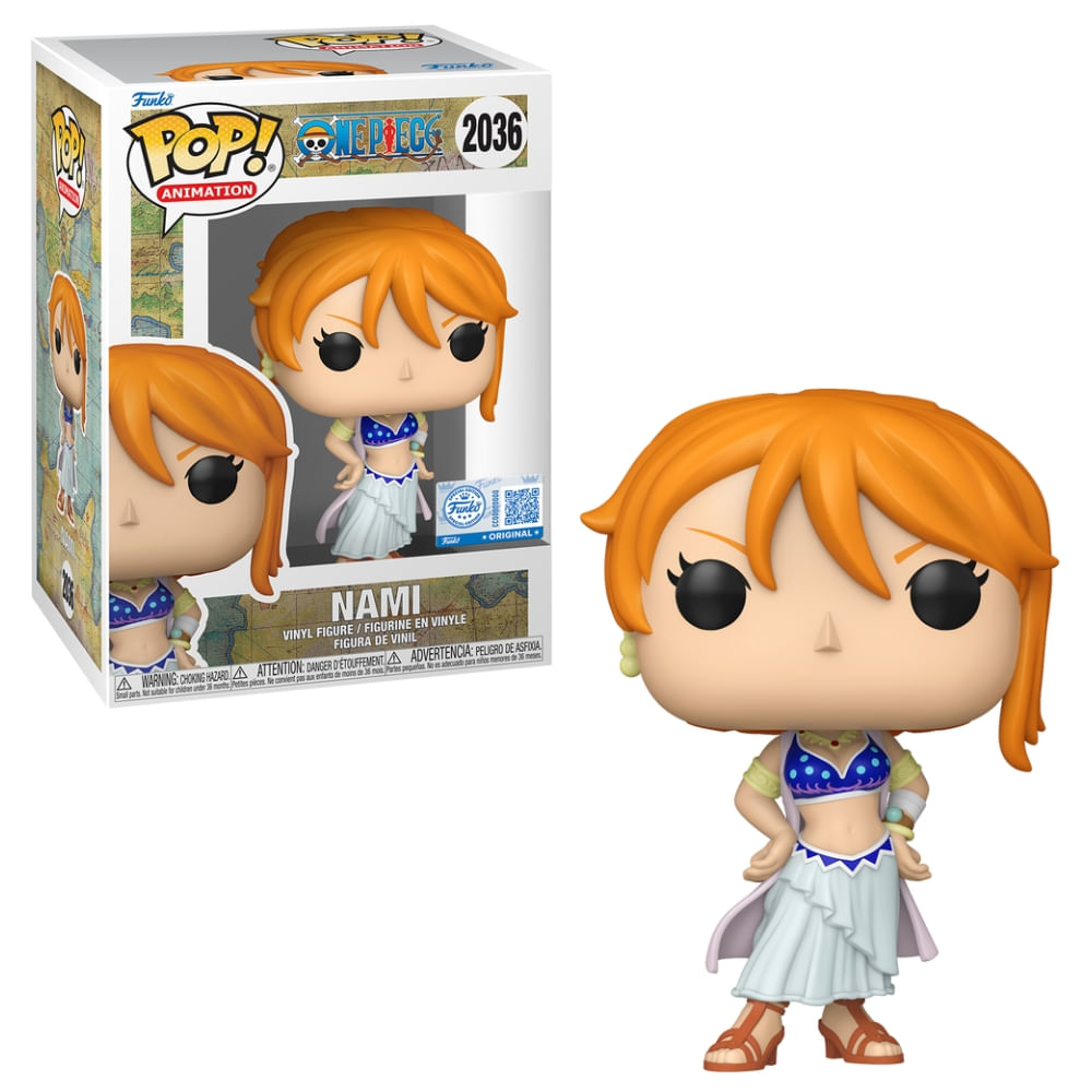 Boneco Funko Pop! Exclusivo One Piece Alabasta - Nami