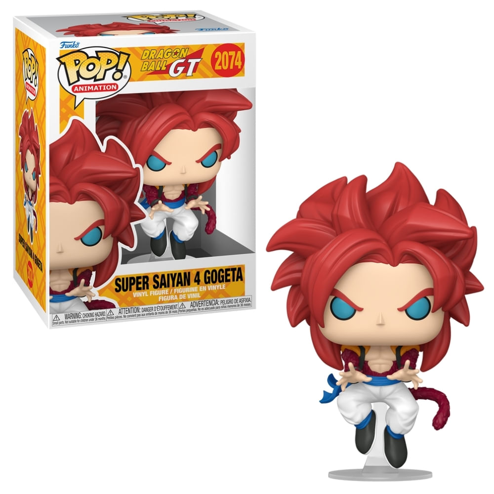 Boneco Funko Pop! Dragon Ball GT - Super Saiyan 4 Gogeta com Chase