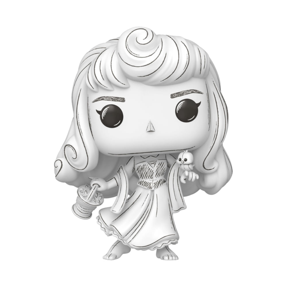 Boneco Funko Pop! Disney Esboços - Aurora - Imagem 2