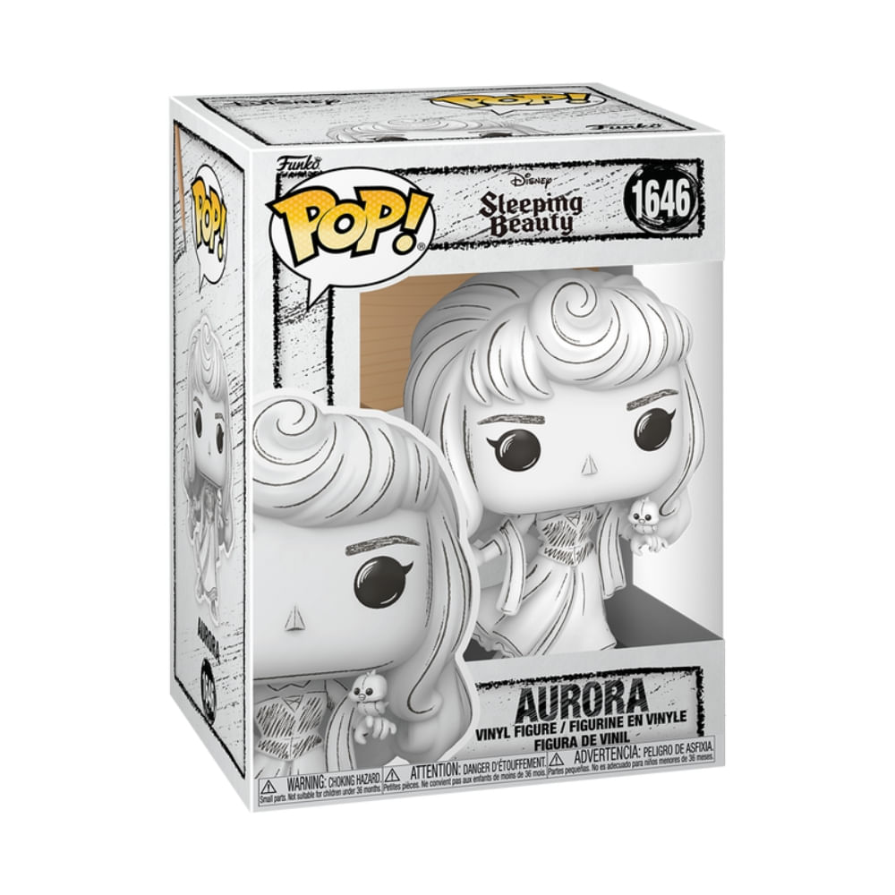 Boneco Funko Pop! Disney Esboços - Aurora - Imagem 3