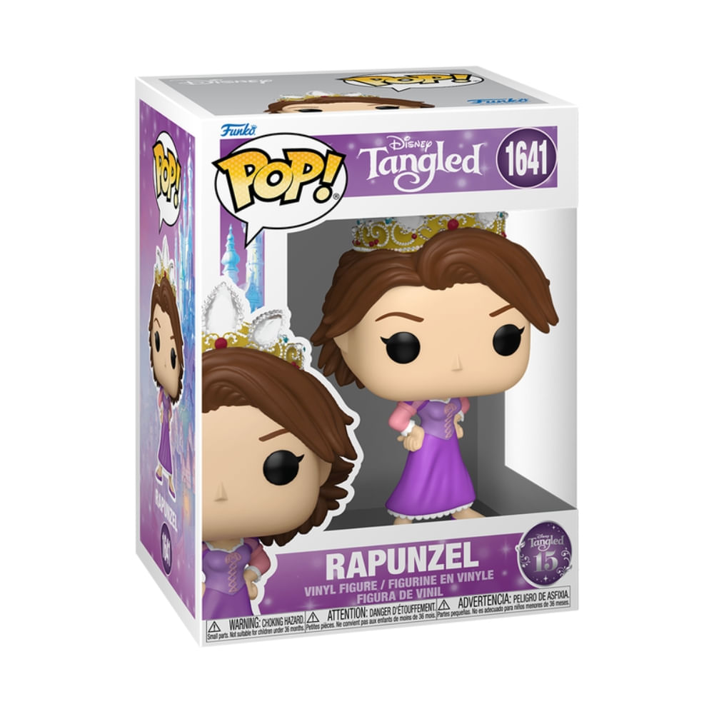 Boneco Funko Pop! Disney Enrolados - Rapunzel Morena - Imagem 3