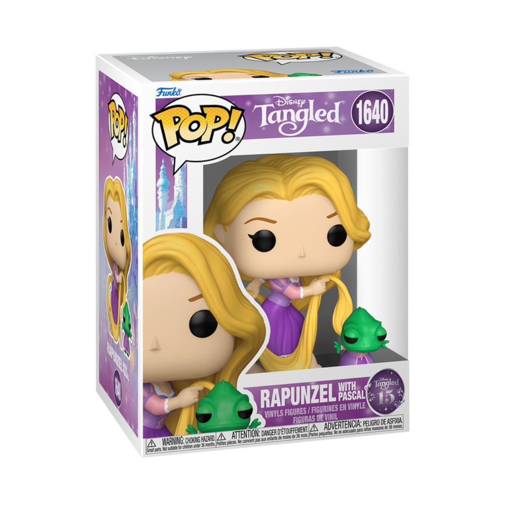 Boneco Funko Pop! & Buddy Disney Enrolados - Rapunzel e Pascal - Imagem 2