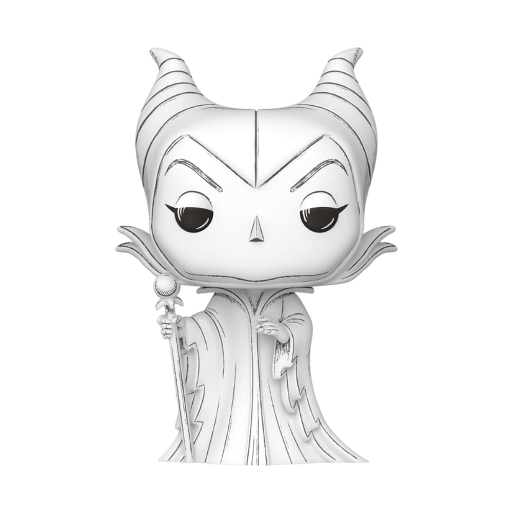 Boneco Funko Pop! Disney Esboços - Malévola - Imagem 2
