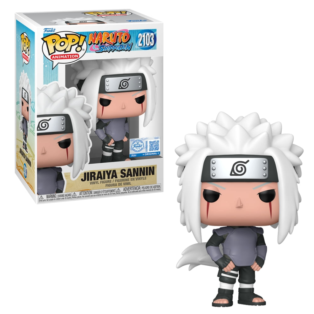Boneco Funko Pop! Exclusivo Naruto Shippuden - Jiraiya Sannin