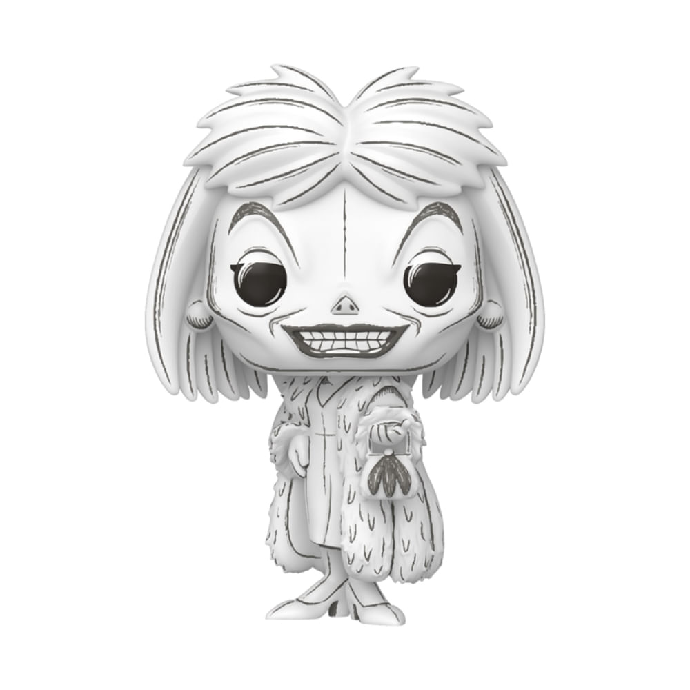 Boneco Funko Pop! Disney Esboços - Cruella De Vil - Imagem 2