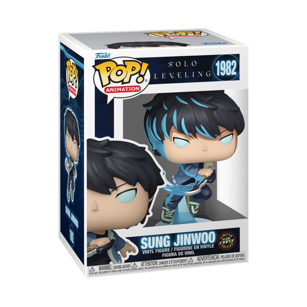Boneco Funko Pop! Solo Leveling - Sung Jinwoo com Chase - Imagem 7