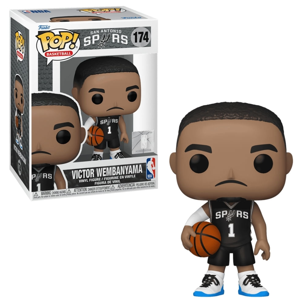 Boneco Funko Pop! NBA Spurs - Victor Wembanyama