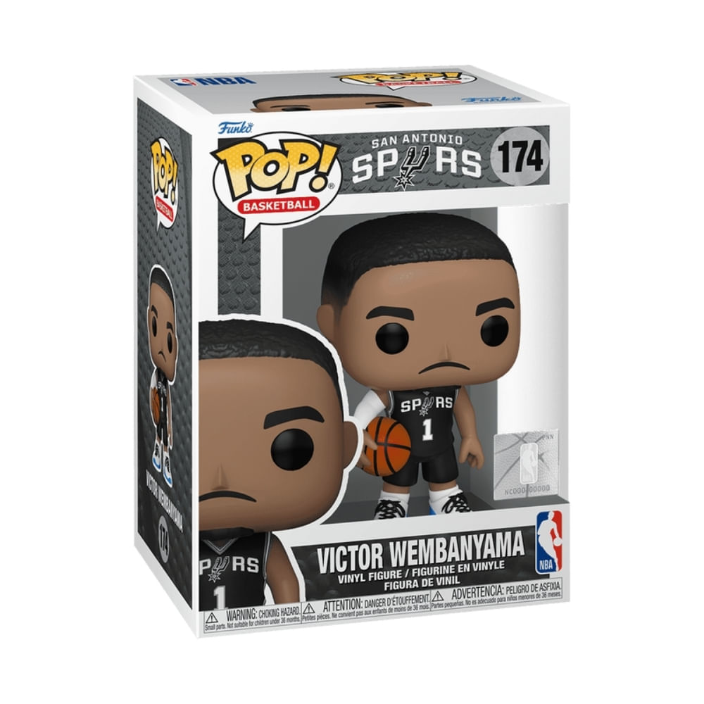 Boneco Funko Pop! NBA Spurs - Victor Wembanyama - Imagem 3