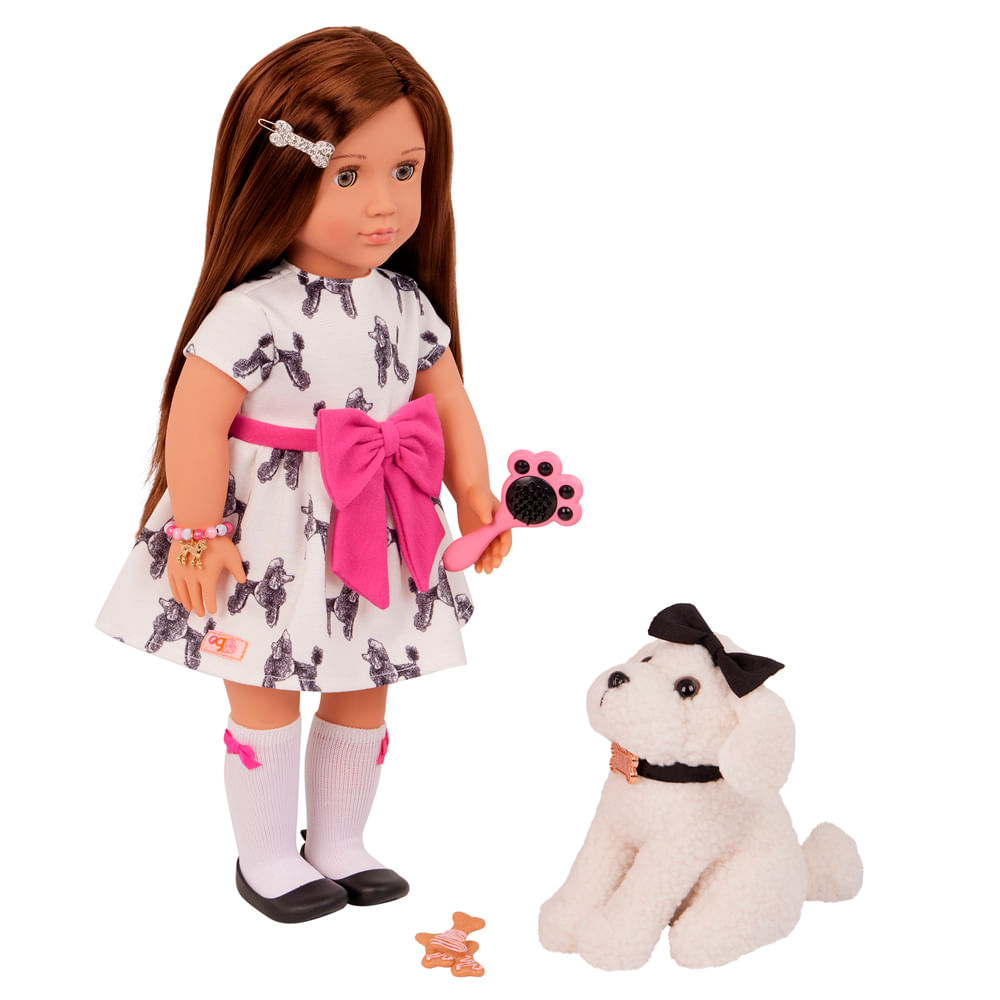 Boneca Our Generation Gemma e Cachorrinha Gigi - Imagem 5