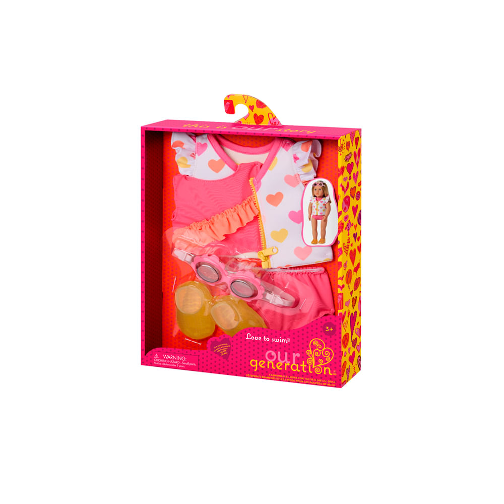 Conjunto de Roupa Our Generation Maiô e Acessórios - Imagem 4