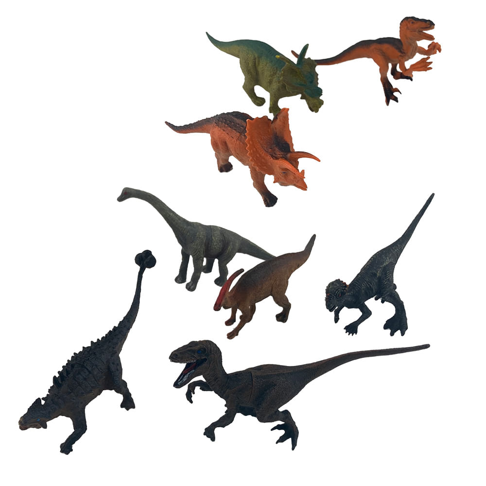 Dinossauro Beast Alive Criaturas Jurássicas Dilophosaurus - Imagem 3