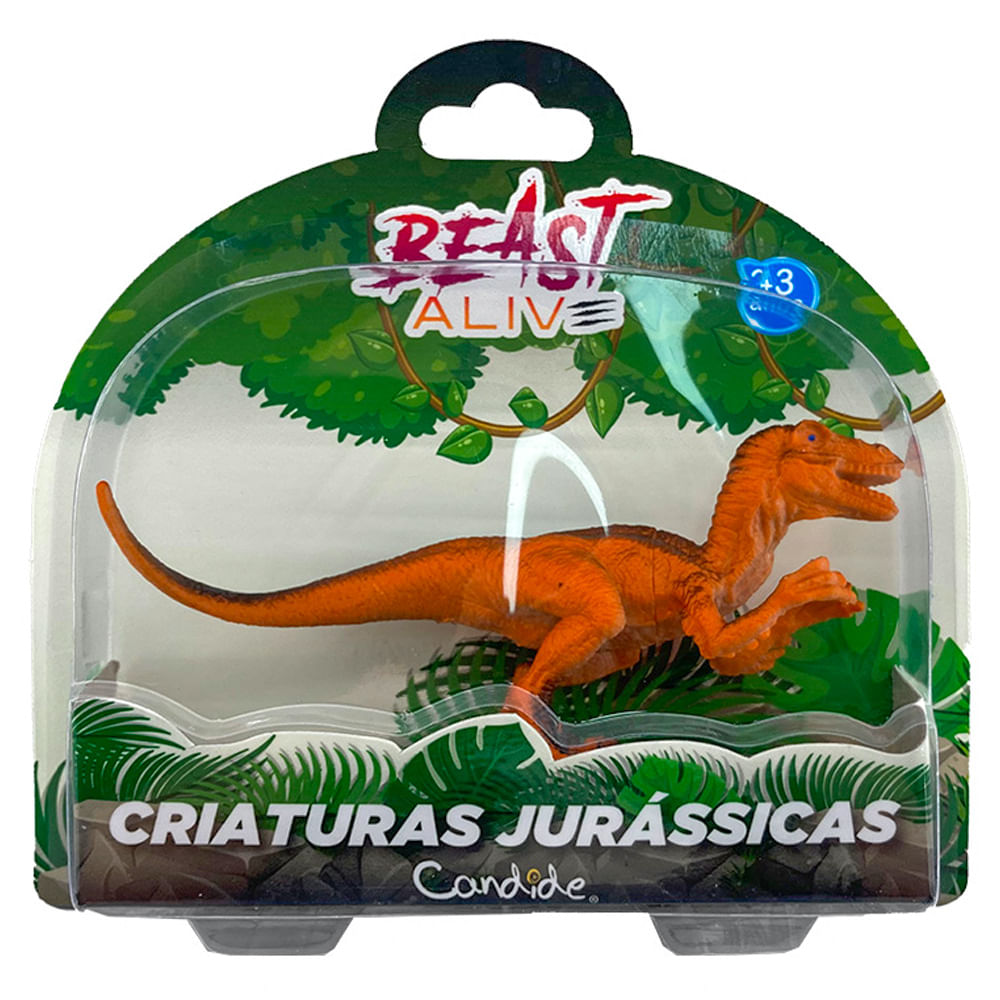 Dinossauro Beast Alive Criaturas Jurássicas Velociraptor - NÃO USAR